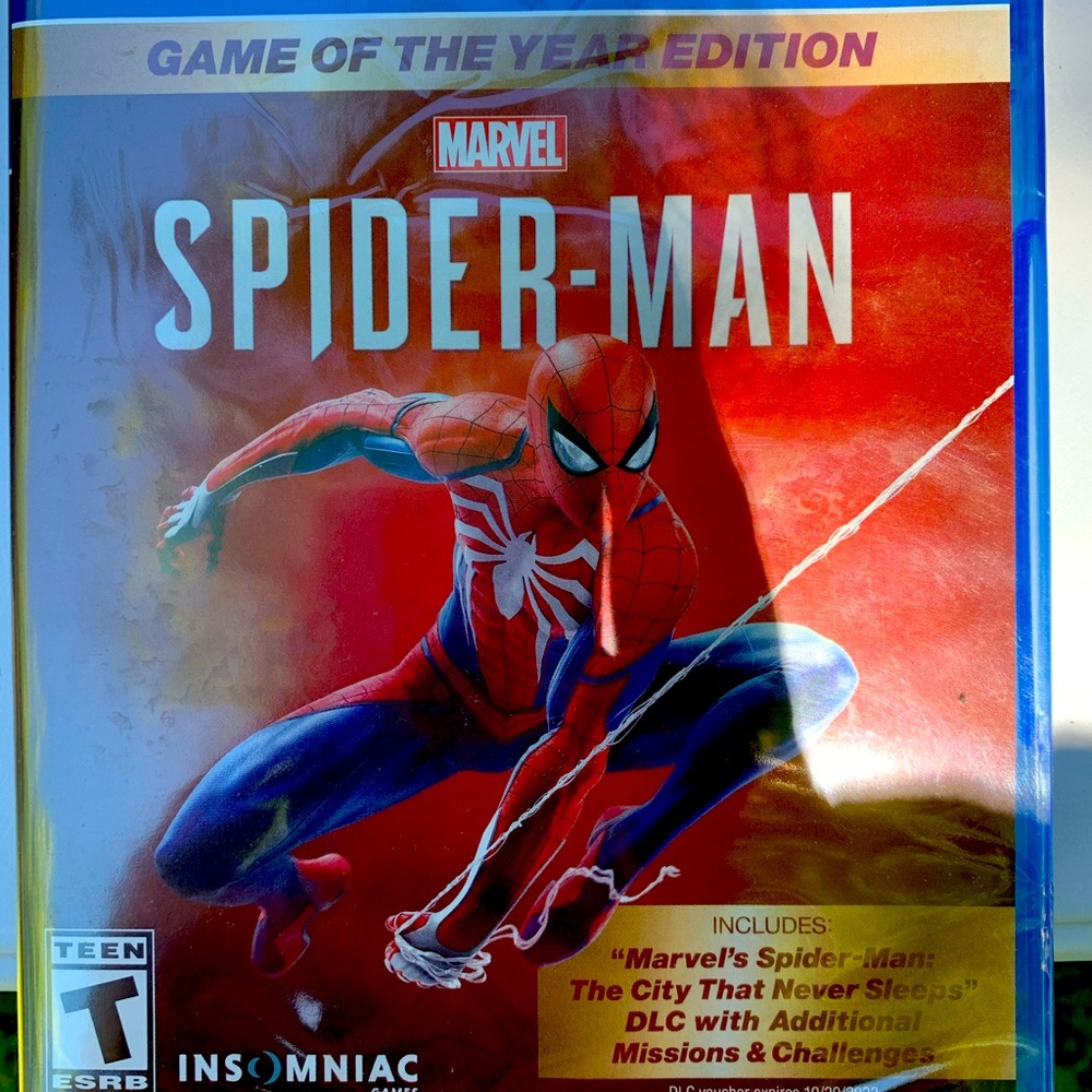 Brand new, never used, PS4 Spider-Man Game